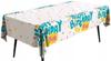 Blue Happy Birthday Foil Tablecloth 137X183Cm
