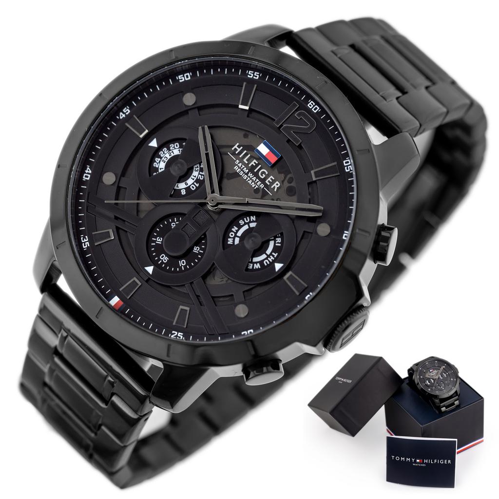 MONTRE HOMME TOMMY HILFIGER LUCA 1710494 + BOÎTE