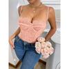 Body Sexy in Pizzo da Donna Scollo a V Design Cut-Out Leggero Traspirante Senza Imbottitura Perfetto per Pigiami o Abbigliamento Casual