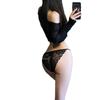 Damen String Tanga mit Spitze Unterwäsche Slips Unterhosen mit Spitze und Spitze für Damen