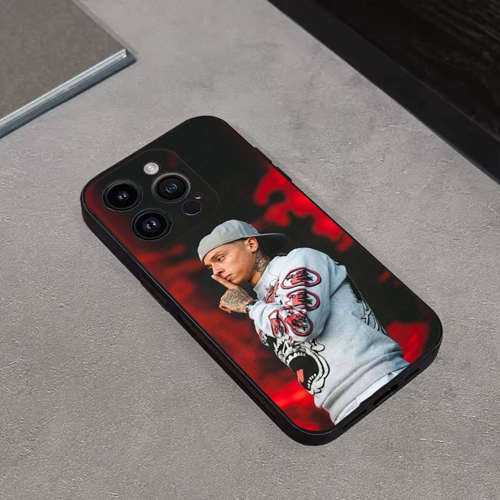 Rapper Central Cee Phone Case For iPhone 16,15,14,13,12,11 Plus,Pro Max,XS,X,XR,SE,Mini,8,7,Soft Silicone Black Cover