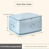 Cotton Satin Duvet Storage Bag Large Collapsible Organizer For Bedroom And Travel Use