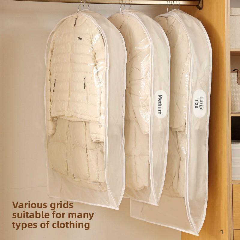 Peva Clothes Dust Cover For Wardrobe Storage With Antidust And Moistureproof Design