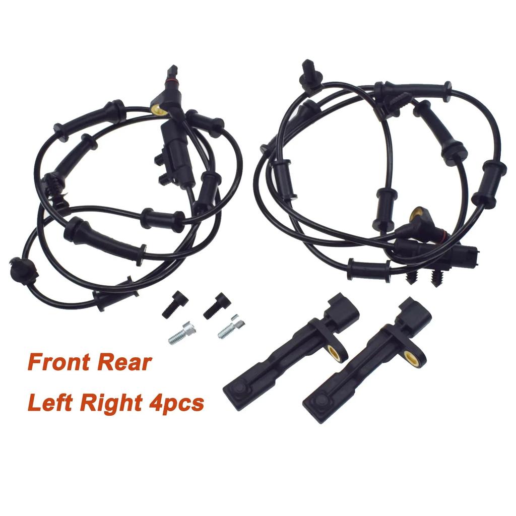 68003281AA 52125003AB 52125003AA Front Rear Left Right ABS Wheel Speed Sensor W/ Connectors For Jeep Wrangler 2008 2009-2017 New