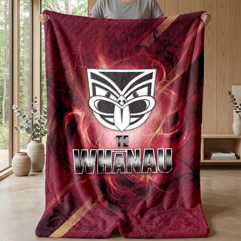 Coperta in Flanella Pile Wigan Warriors Coperta Calda e Accogliente per Divano Letto Viaggio Uso in Tutte le Stagioni