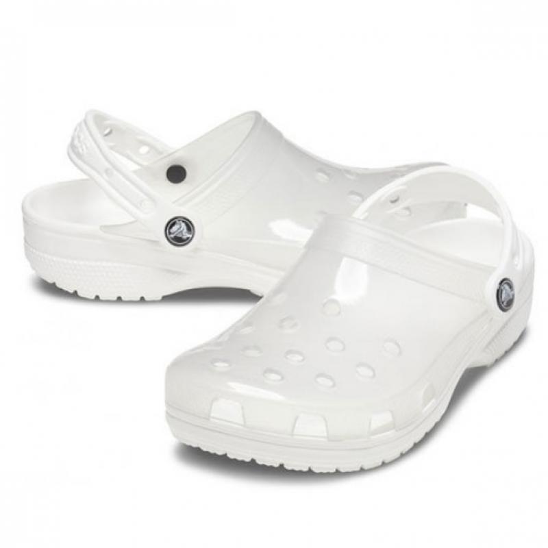 Crocs Common Classic Clear Clog White 206908 100