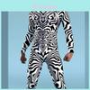 Halloween Adult 3d Digital Print Bodysuit For Cosplay And Costume Parties