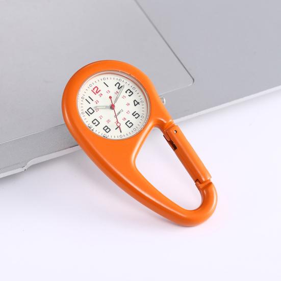 Orologio da Tasca Luminoso Resistente agli Urti Preciso Clip per Zaino Cintura Orologio per Esterno