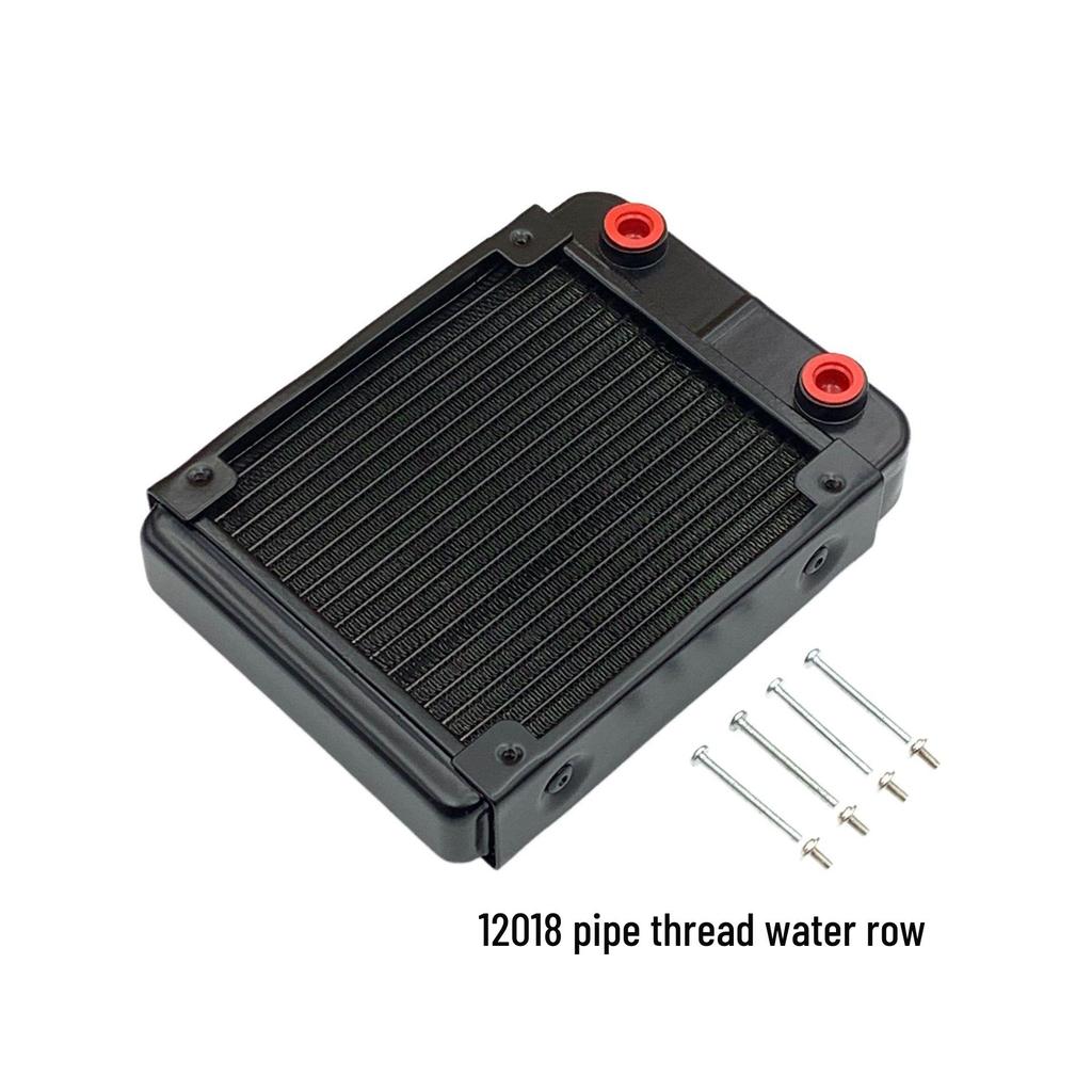 Industrial Aluminum Water Cooling Radiator with 120mm 18-Tube and 12cm Fan