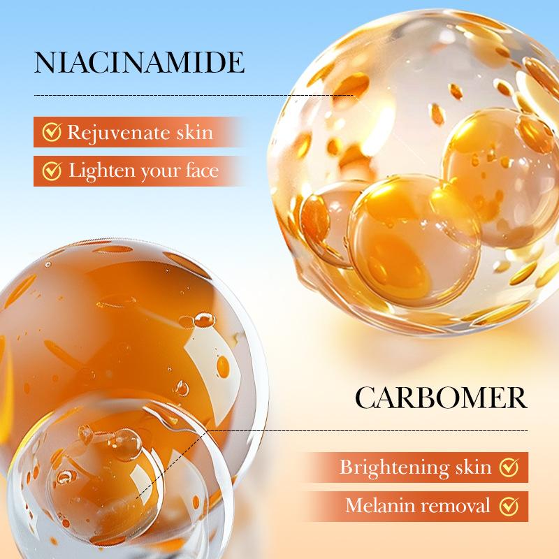 Orange Vitamin C Aufhellendes Reise-Set 5-teilig – Feuchtigkeitsspendendes Strahlen-Boost Hautpflege-Set für schnelles Strahlen & tägliche Feuchtigkeit
