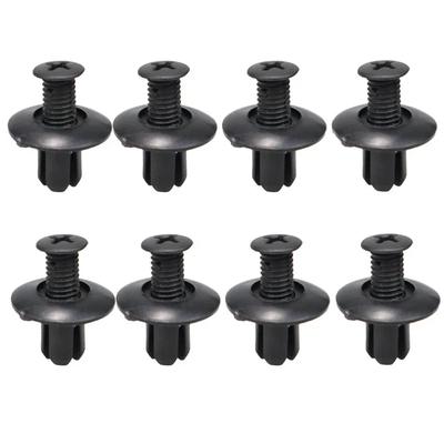 Fibbia a vite ad espansione per auto Clip per paraurti 8mm Plastica Fibbia automatica per bagagliaio Clip ad espansione per parafango Rivetti per parafango Fissaggio con foro Fermo