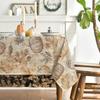 Horaldaily Fall Tablecloth 60×84 Inch Rectangular, Autumn Harvest Maple Leaves Pumpkin Washable Seasonal Table Cover for Party Picnic Dinner Decor