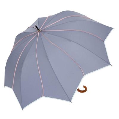 Large Star Flower Long Difficult To Get Piping Umbrella, Motif, Umbrella, Deep, Wet, (Blue Gray)