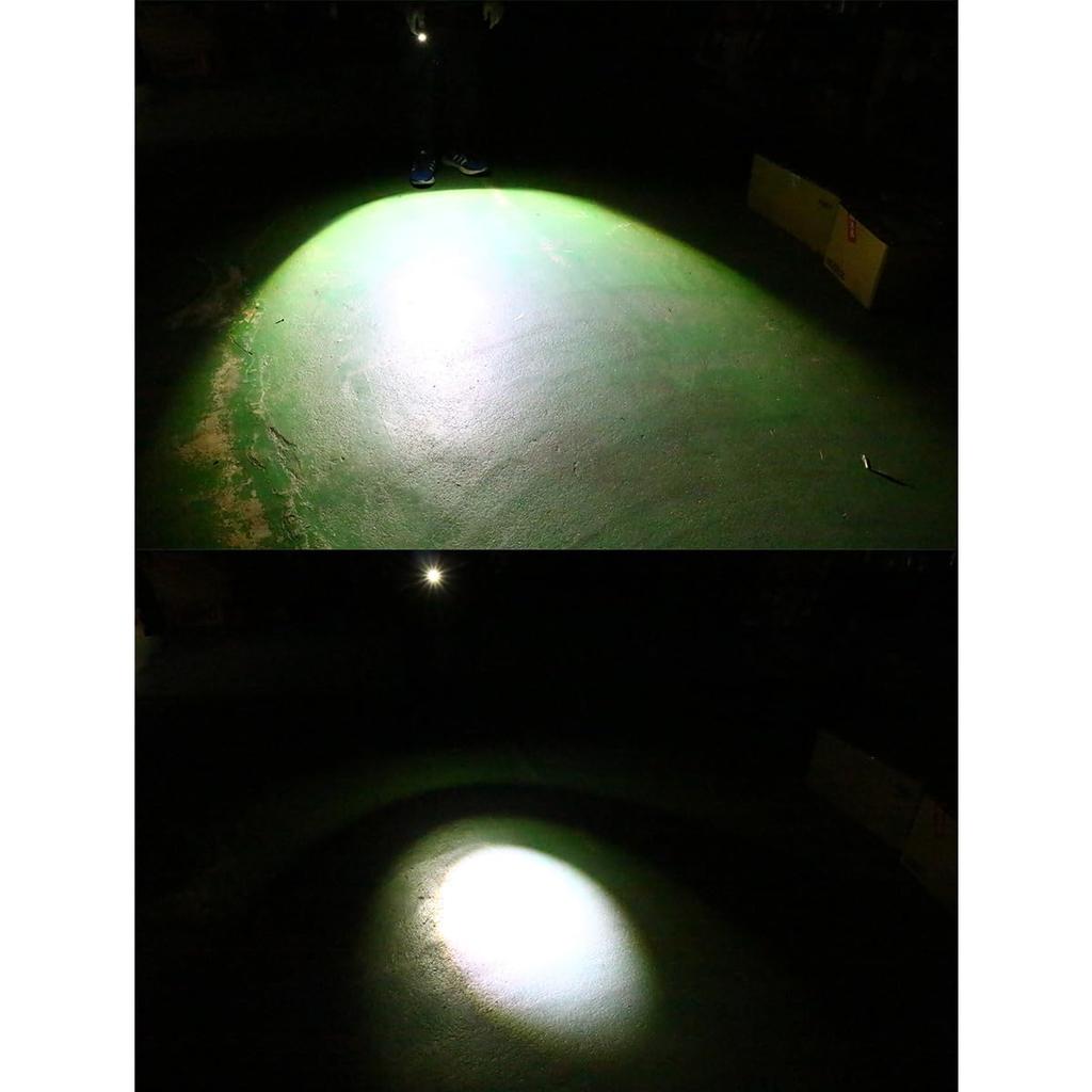 Nicron N8F Rechargeable Focus Slim Tactical 1000 Lumens Light,