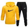 Conjunto de Sudadera Deportiva con Capucha para Hombre y Mujer Manga Larga Chándal Atuendo Atlético Casual