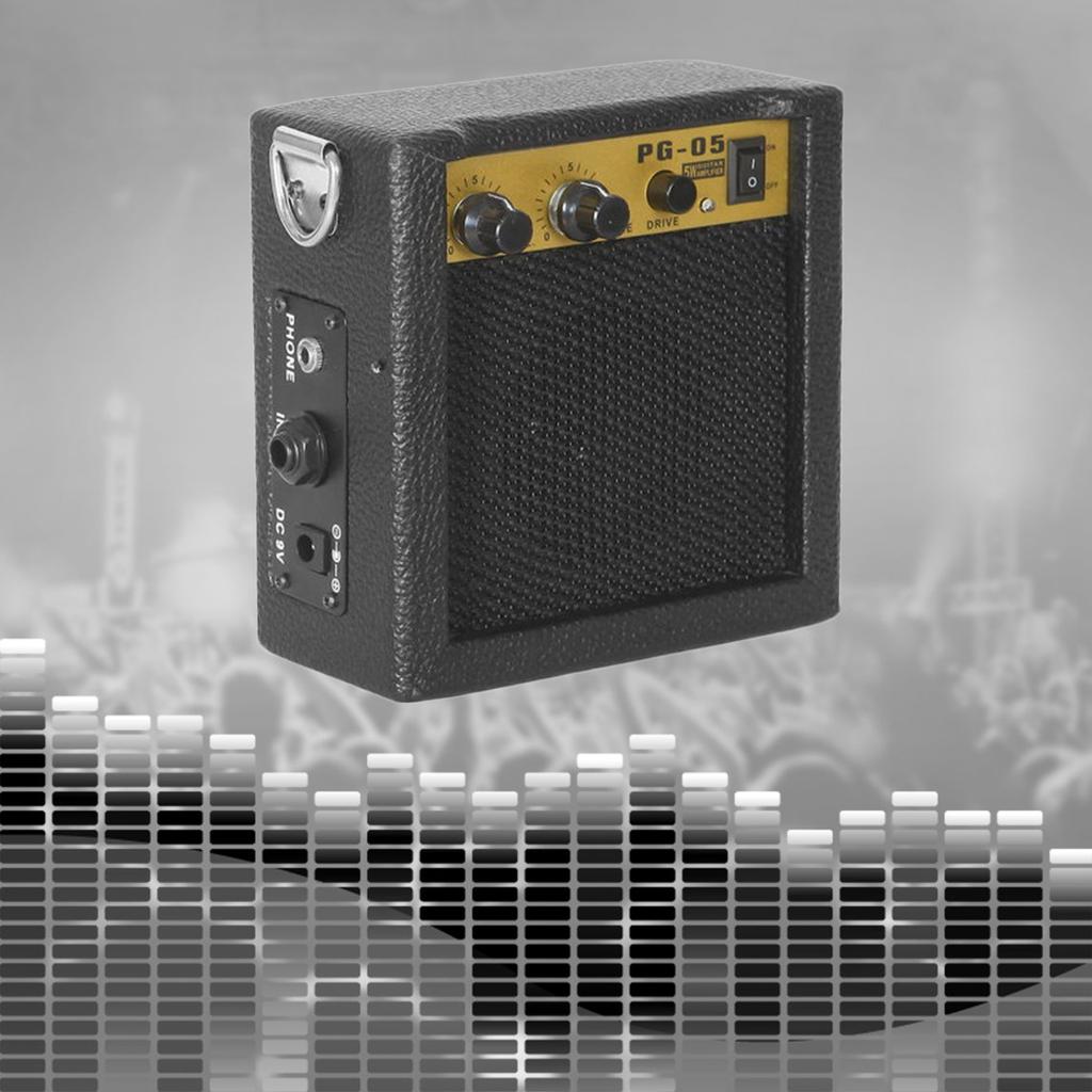 Buy GSS E-WAVE PG-05 5W Portable Guitar Amplifier Amp With 3 Inches ...