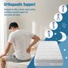 Colchón de Muelle Ensacado de 7 Zonas 90x200 cm H3, Espuma Fría de 25 cm de Altura, Elasticidad Puntual Ergonómica y Transpirable, Certificado OEKO-TEX, para Personas que Duermen Solas