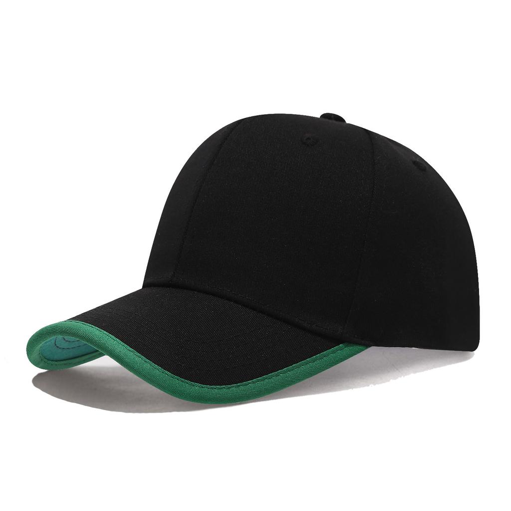 New Baseball Cap With Cotton Brim And Color Blocking Work Caps Outdoor Hats Women Men Unisex Summer