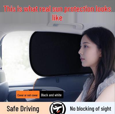 2025 Magnetic Frameless Car Window Sun Shade - Rear Seat Sun Blocker