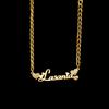 Atoztide Custom Name Necklace for Women Zircon Heart Butterfly Stainless Steel Jewelry Choker Chain Personalized Birthday Gift