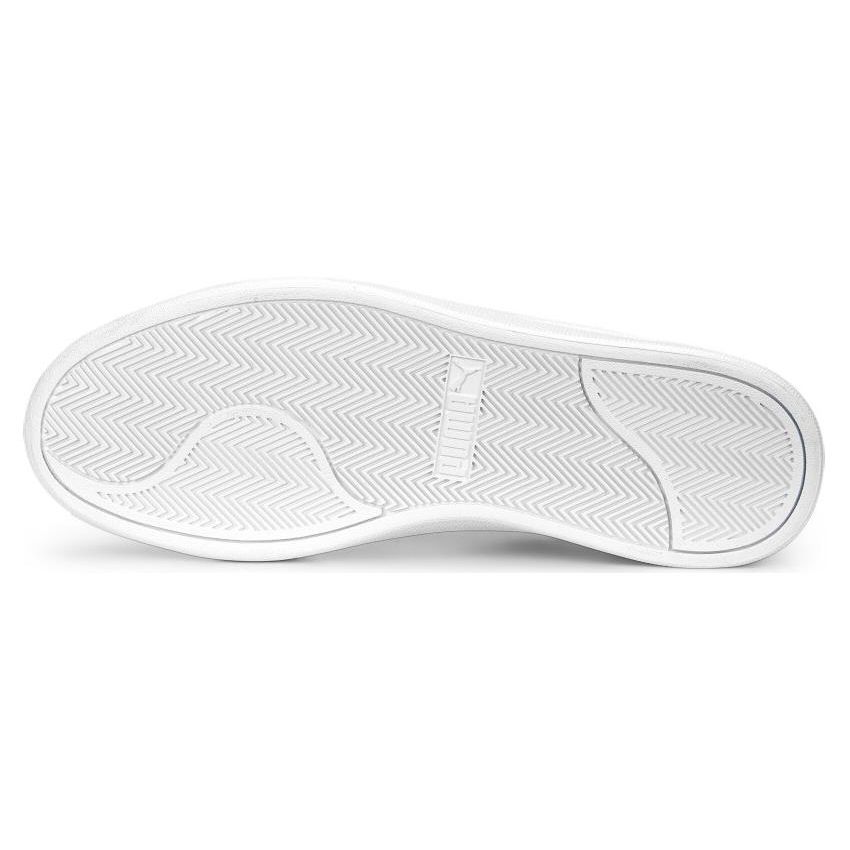Puma Shuffle Unisex's White Green Sneakers 309668-25