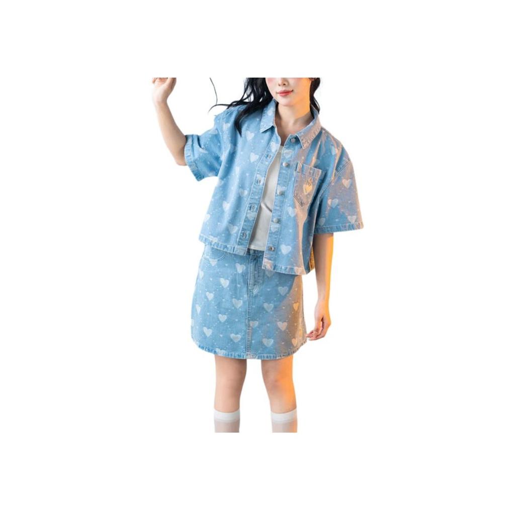 New MLB SS24 Shirt Women's Light Blue 3FDRH0243-50BLL