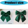 Soft Velvets Christmas Decoration Bows Hanging Pendant Bowknot Ornament Gift Embellishment Accessories Decorative Accent
