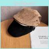 Simple Retro Solid Color Suede Neutral Casual Beret For Casual Winter Fashion