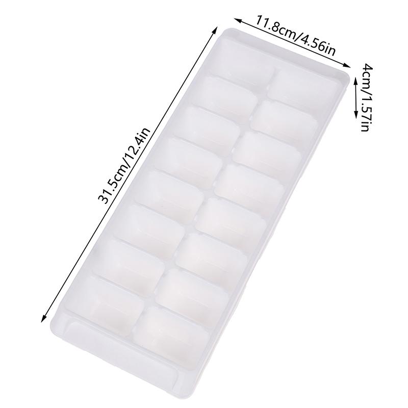 16 Gird 3D Ice Cube Maker Tray With Lid Plastic Ice Mold Diy Refrigerator Moulds Ice Cube Maker Household Kitchen Tools
