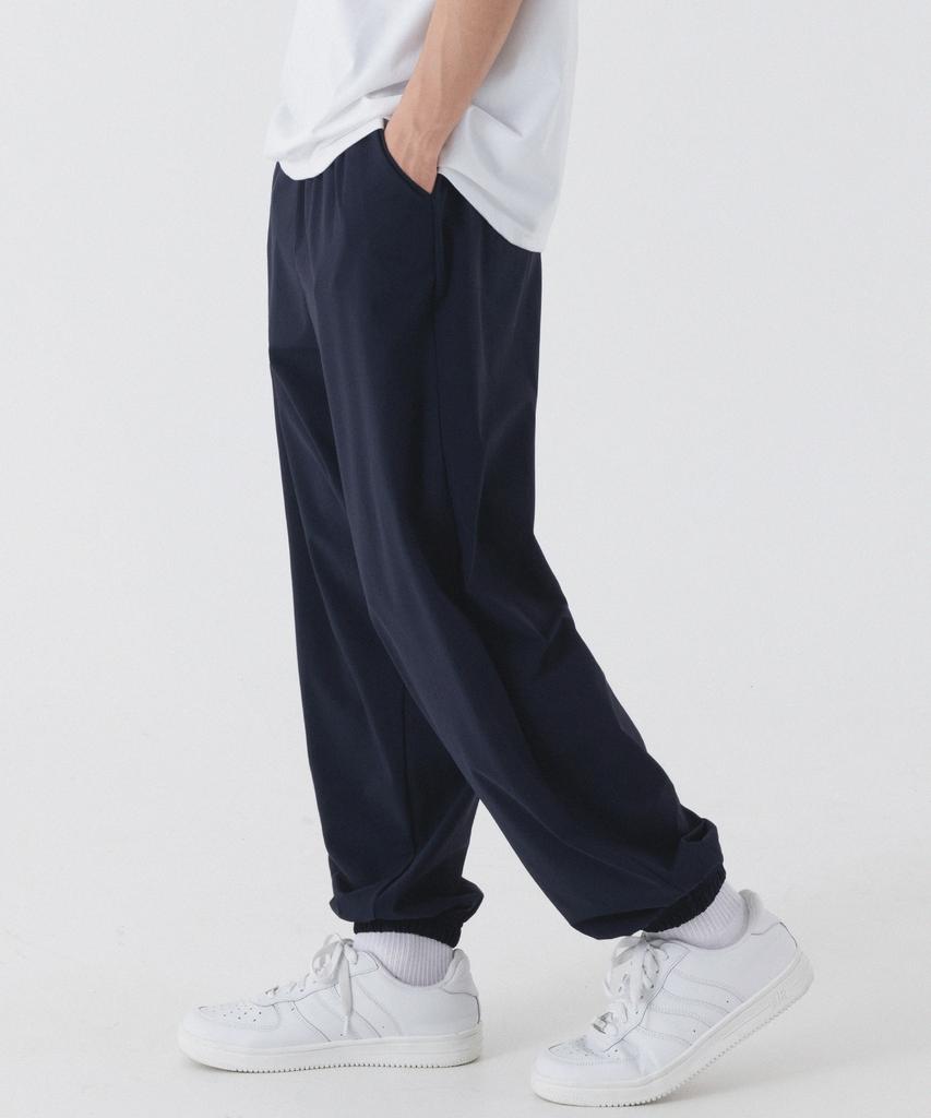 PIANER Cool Stretch Semi-Wide Jogger Pants (Navy)