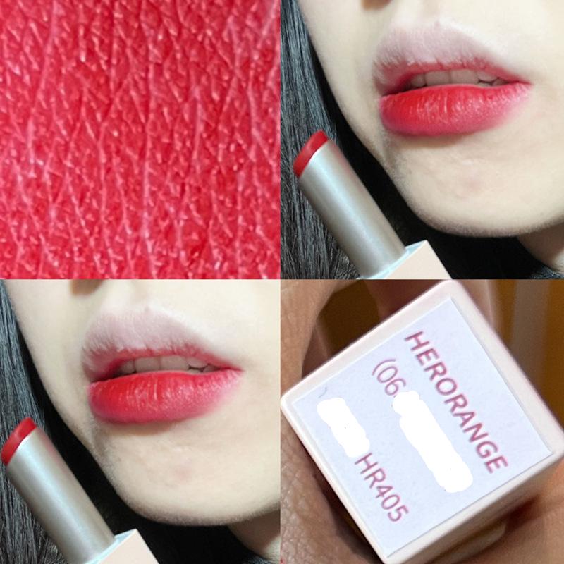 

HER ORANGE ~ Порошковая помада с магнитной пряжкой, отбеливающая матовая долговечная глазурь для губ для женщин 06