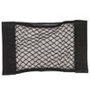 Wall-Mounted Large Capacity Velcro Mesh Bag for Trash or Plastic Bags - Suitable for Kitchen, Bedroom, or Bathroom.