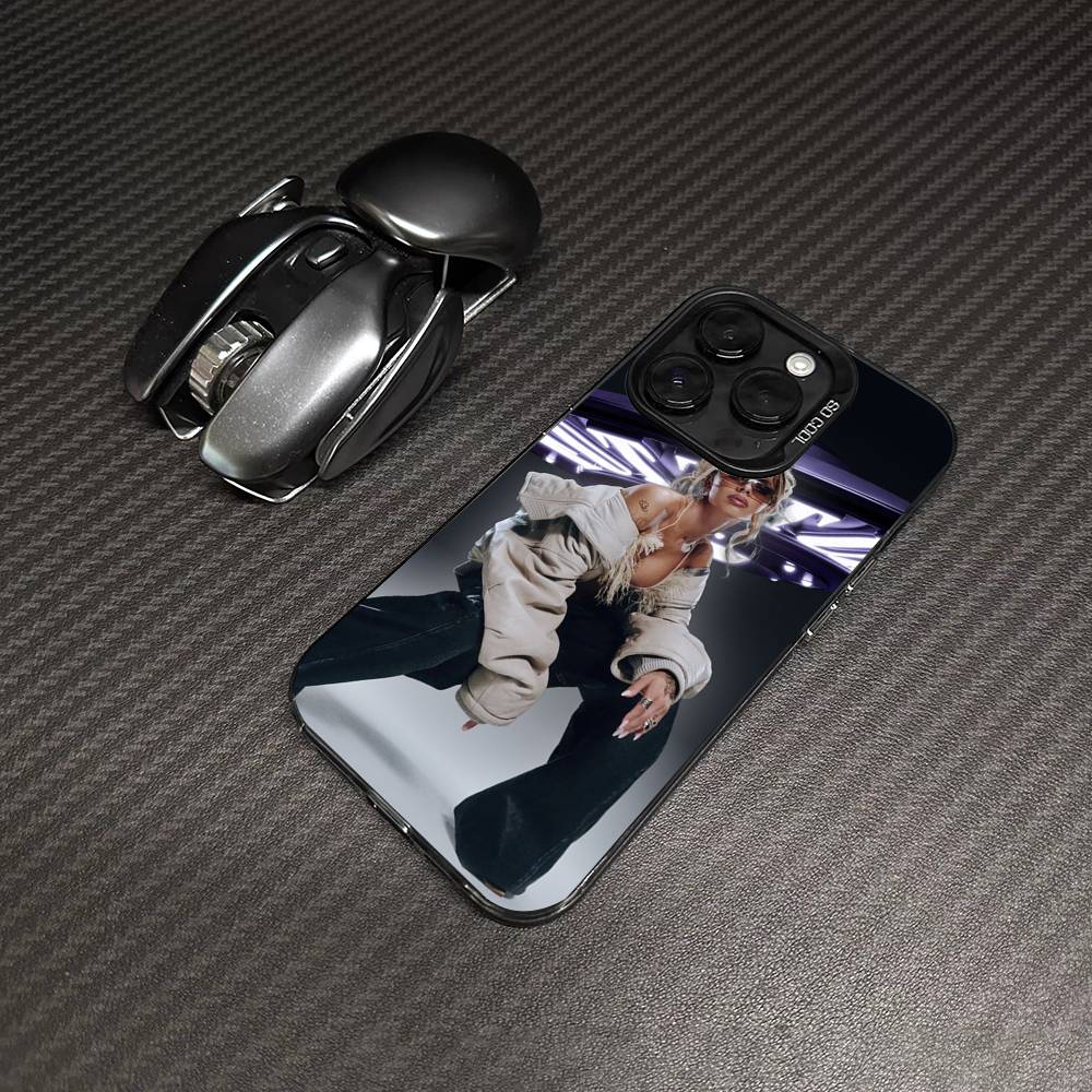 

Singer T-TINI M-Martina Stoessel Phone Case Color Silver Shell For IPhone 17 16 15 14 13 12 11 Pro Max Plus iPhone 13