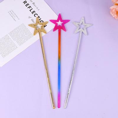 1Pc Fairy Wand Angel Star Magic Wand Five-Pointed Star Princess Magic Fairy Cane