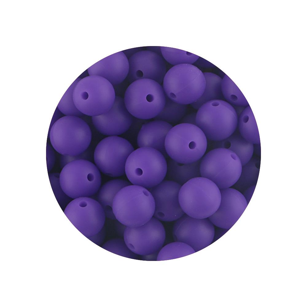Kovict 9MM 40-80Pcs Round Silicone Bead 9MM Food Grade For Jewelry Making DIY Bracelet Pacifier Chain Accessories