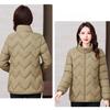 Thickened Loose Fit Cotton Coat Winter Womens Outerwear Plus Size Mid Age Fashion Jacket Casual Padded Coat Petite Style