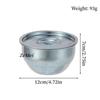 Pure Titanium Double-Wall Salad Bowl,With Lid Double-Layer Ice-Flake Cut Surface 12 Cm Home Food Storage Soup Bowl Tableware