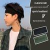 Trendy Sweat-Absorbing Men's Headband - Cool Street Style Hair Accessory for Summer