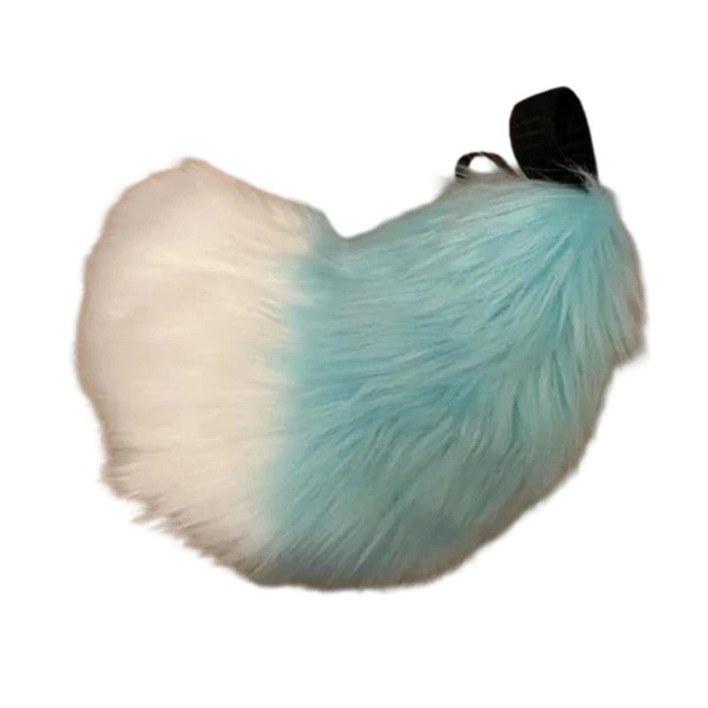 Хвост лисы, Искусственный мех Волк Лисы Кошки Хвост Маскарад Хэллоуин Косплей Костюм Пушистый Хвост лисы Клипса Взрослые Дети