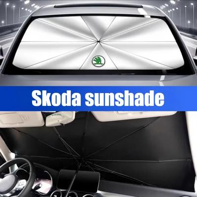 Car Front Windshield Sunshade for Skoda Octavia Kamiq Rapid Scala Roomster YETI UV Protection Sunshade Car Interior Accessories