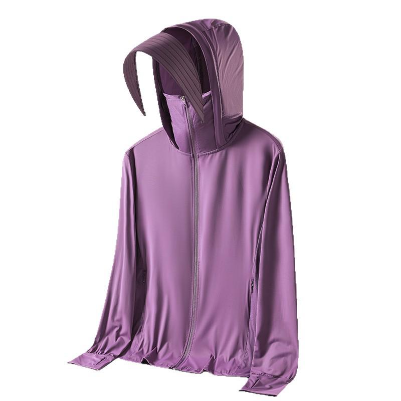 Moletom com Capuz de Proteção Solar de Nylon UPF50+: Design Personalizável Disponível.