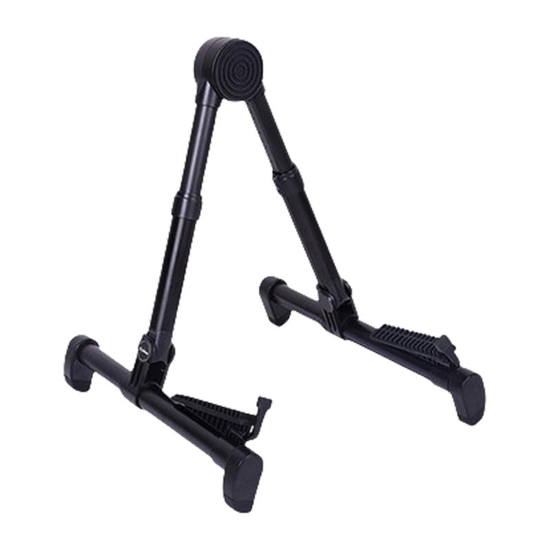 Folding Guitar Display Stand Adjustable Acoustics Guitar Stand Light Weight Musical Instrument Stand Easy to Carry