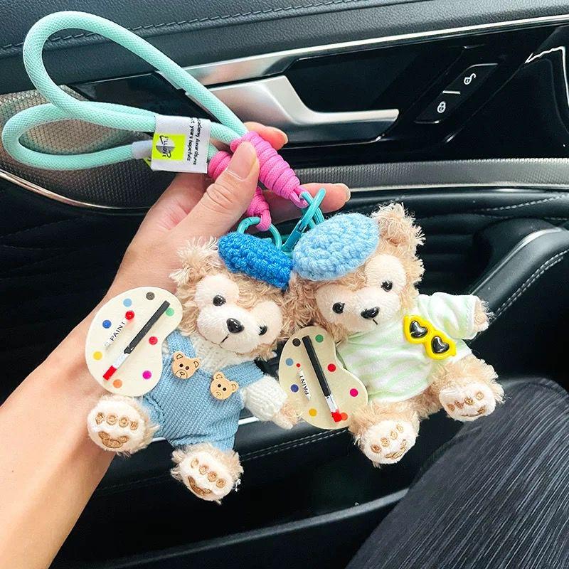 10 colors Mesh Lanyard Fluorescent Braid Rope Phone Case Hanging Cord Keychain Bag Pendant DIY Keychain V1002