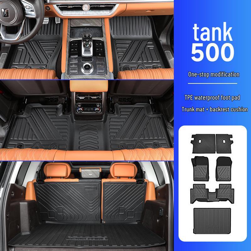 Tank 500 Hi4t Custom Floor Mats: All-Inclusive Car Interior Carpet Accessories