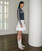 Sinun Frill Layered Skirt (White)