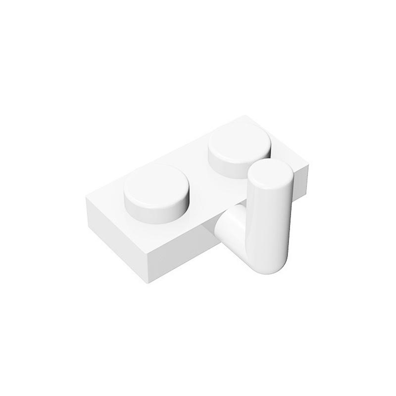 10Pcs 4623 88072 1x2 Hinge Plate with Handle Building Blocks Moc Accessories Compatible with Bricks Children Toys Gift Box