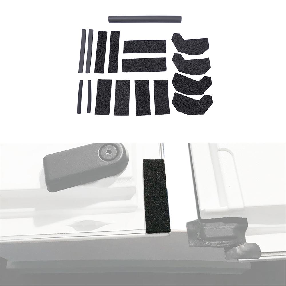 Hard Top Water Leak Seal Kit Water Rain Diverter Gutter Extension for Jeep Wrangler JK 2007-2018 Leak Fix Parts Car Accessories