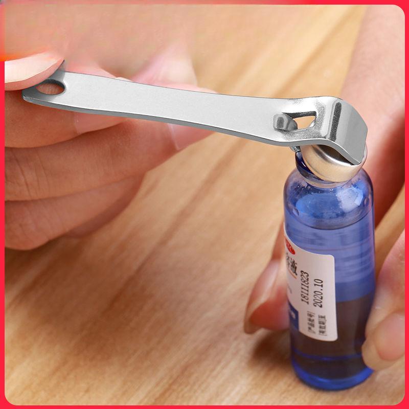 Oral Liquid Dispenser, Bottle Opener, Aluminum Cap Bottle Screwdriver, Portable Dispenser, Cap Opener and Can Opener