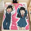 1PC Kimi Ni Todoke Print Flannel Blanket, High Quality All Seasons, Home Decor, Warmth and Comfort, Perfect for Christmas Gifts