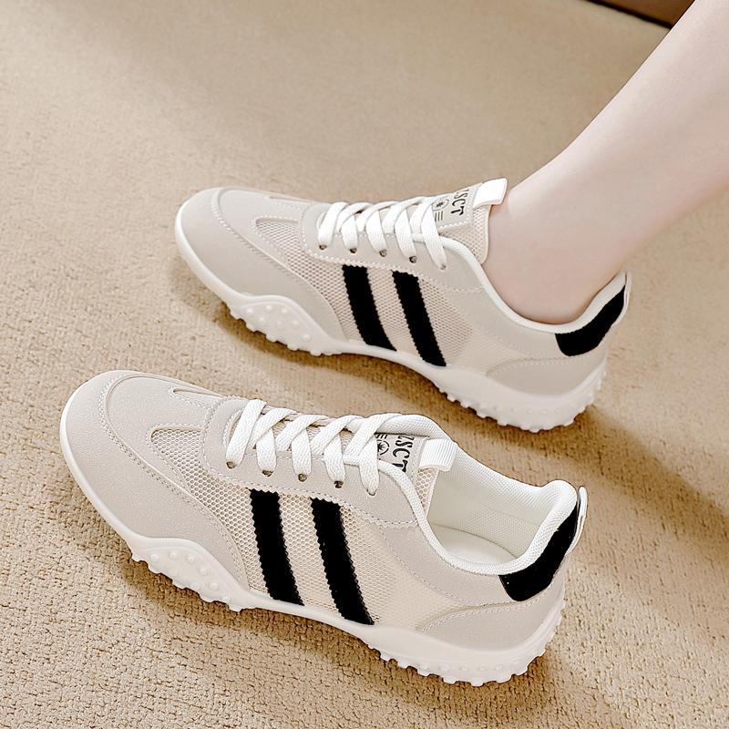 2025 New Female Shoes All Match Mesh Casual Shoes Soft Bottom Shoes Spring and Autumn Breathable Sneaker Female Shoes